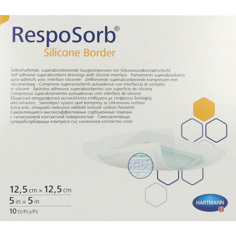 Hartmann RespoSorb® Silicone Border 12,5 x 12,5 cm