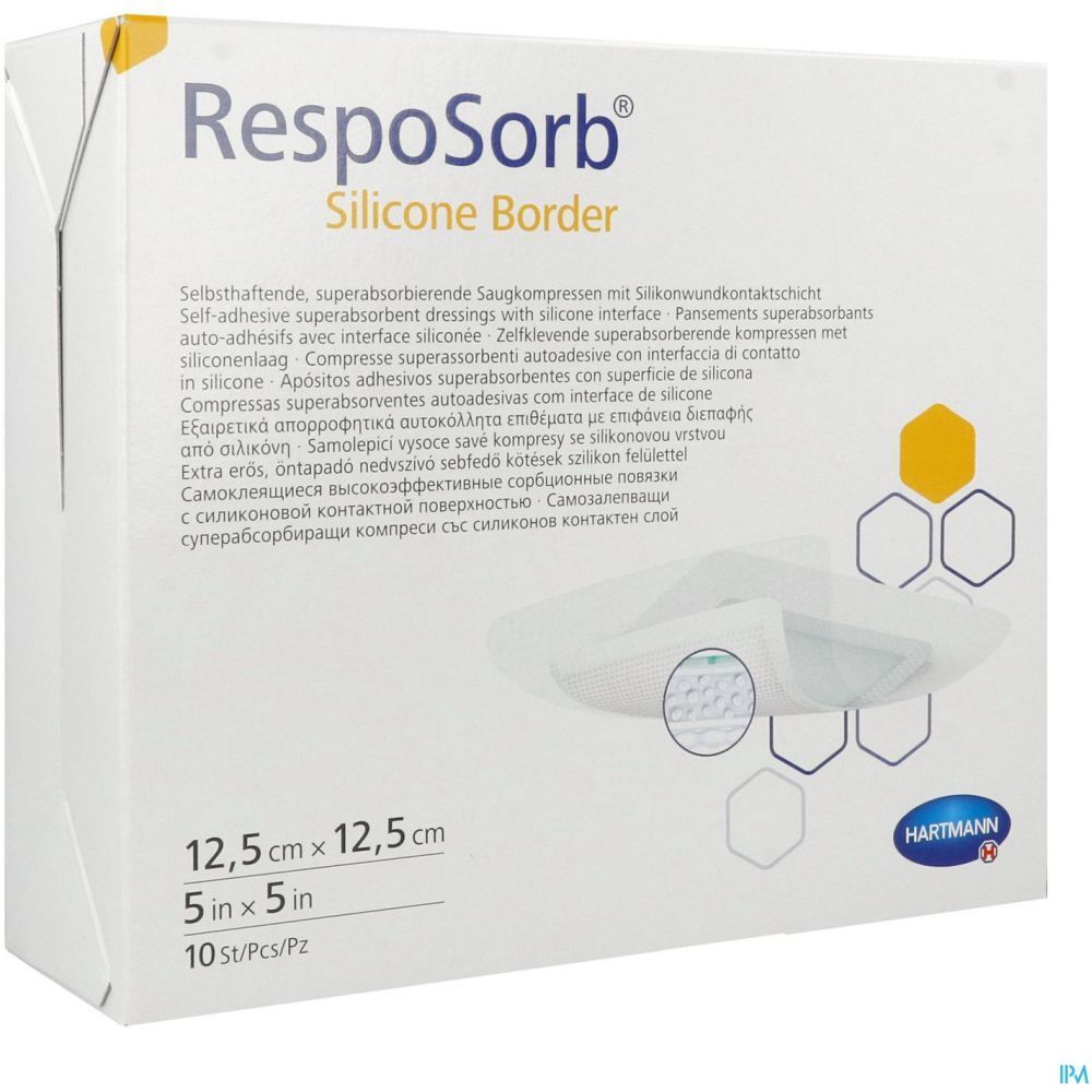 Hartmann RespoSorb® Silicone Border 12,5 x 12,5 cm