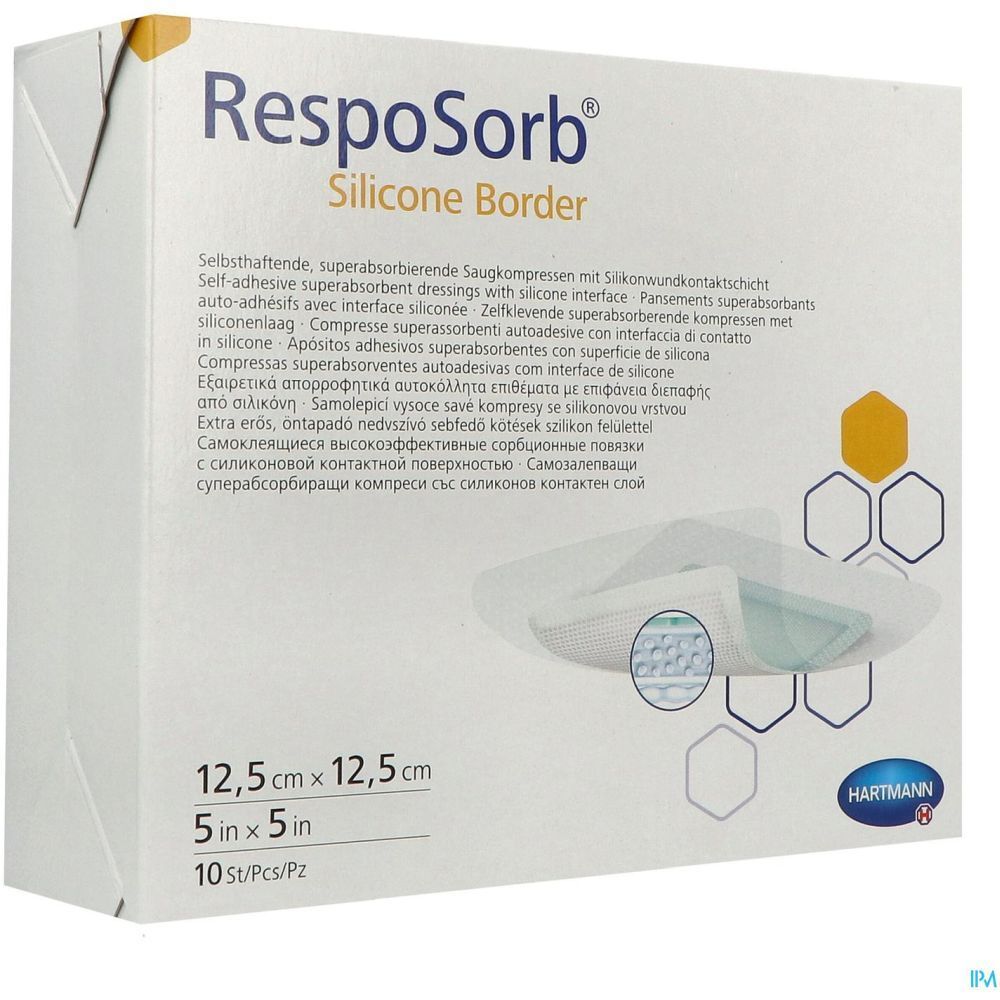 Hartmann RespoSorb® Silicone Border 12,5 x 12,5 cm