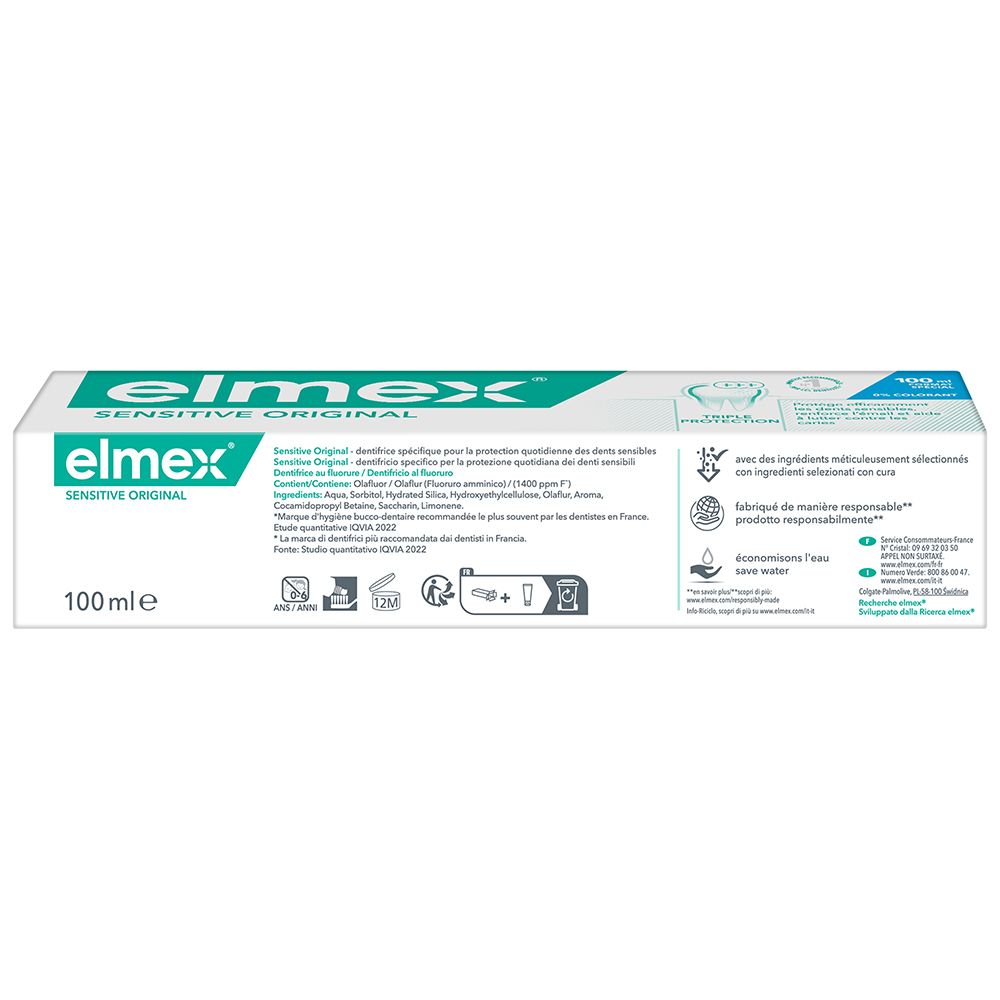 elmex® Sensitive dentifrice