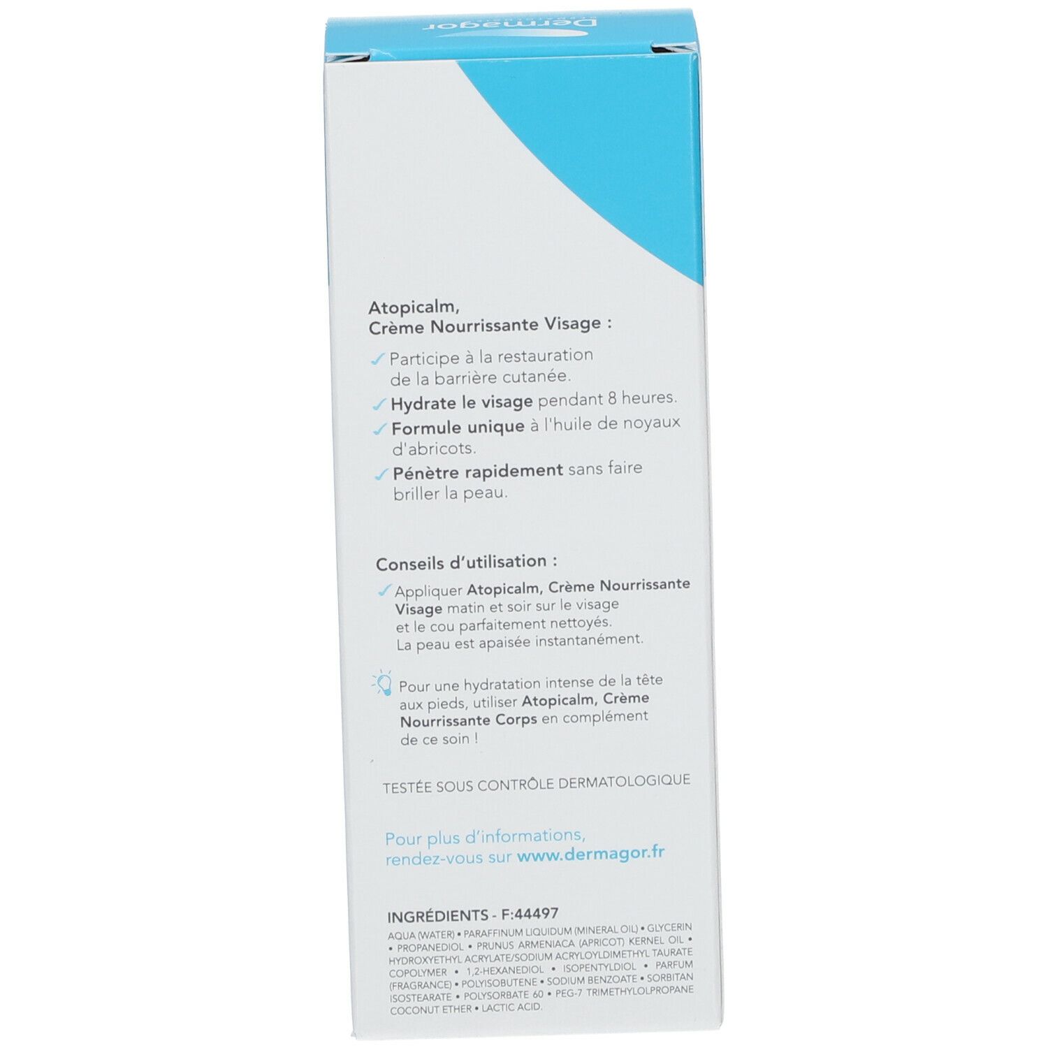 Dermagor ATOPICALM CRÈME NOURRISSANTE VISAGE