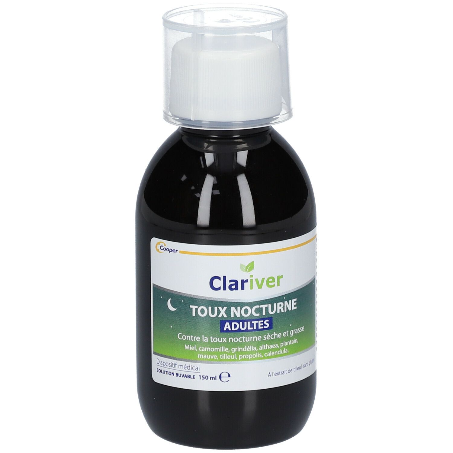 Cooper Clariver Toux Nocturne Adultes Sirop - Solution buvable