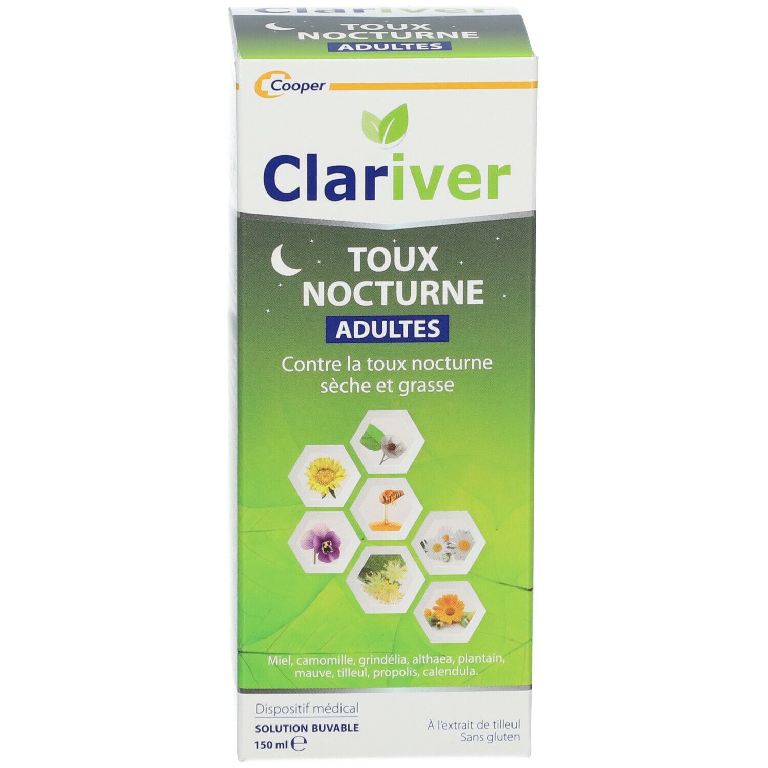 Cooper Clariver Toux Nocturne Adultes Sirop - Solution buvable