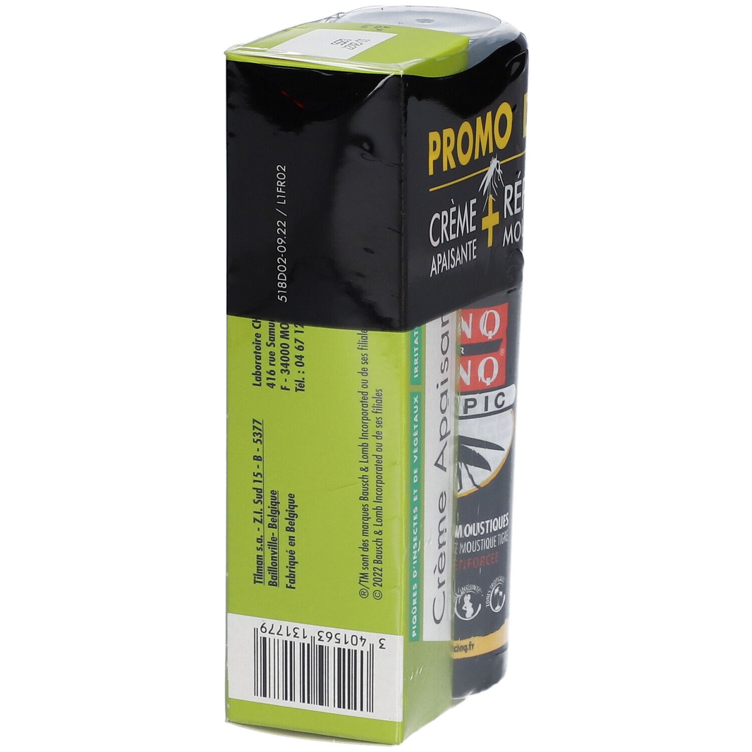 Promo Duo Spray Tropic Anti-Moustiques 75ml et Crème Apaisante Piqûre 40g Cinq sur Cinq