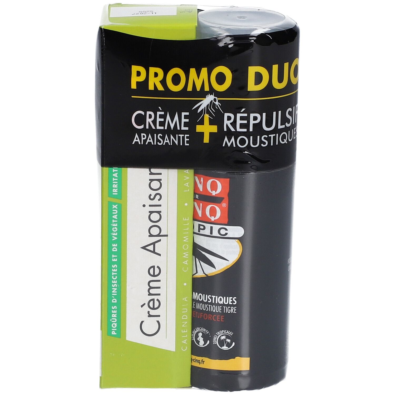 Promo Duo Spray Tropic Anti-Moustiques 75ml et Crème Apaisante Piqûre 40g Cinq sur Cinq