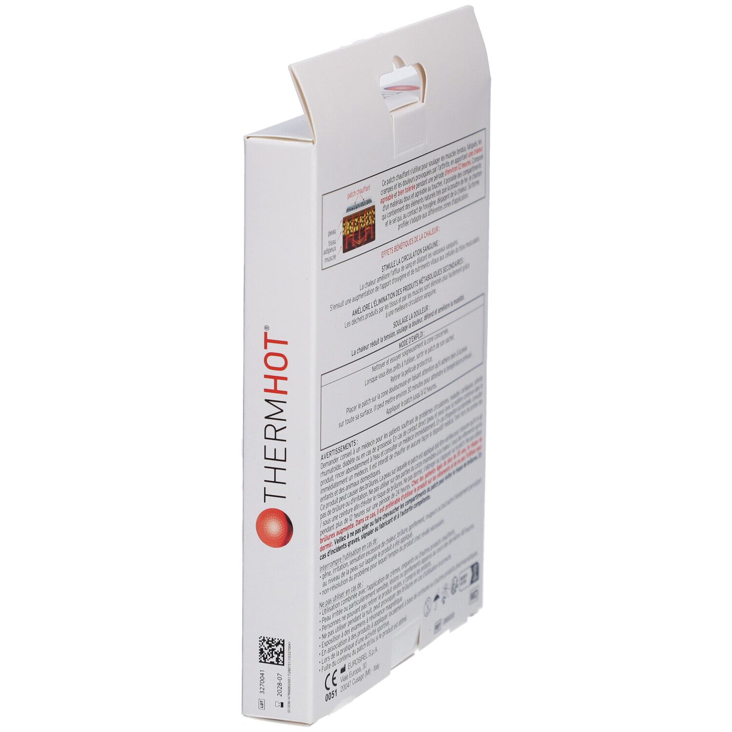 ThermHot Promo 4 Cou/Dos/Epaule/Poignet Patchs Chauffants