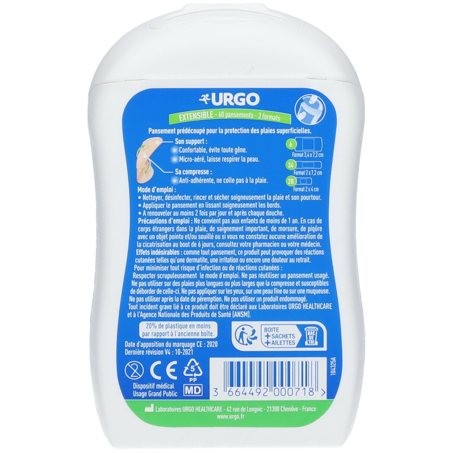URGO Extensible Pansement Protecteur