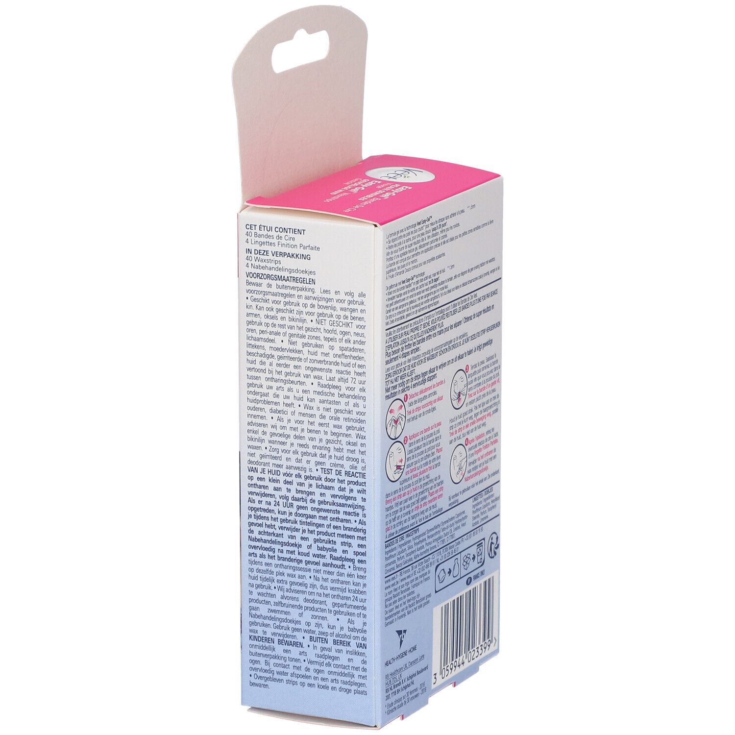 Veet® Easy-Gel™ Bandes de Cire Visage Peau Sensible