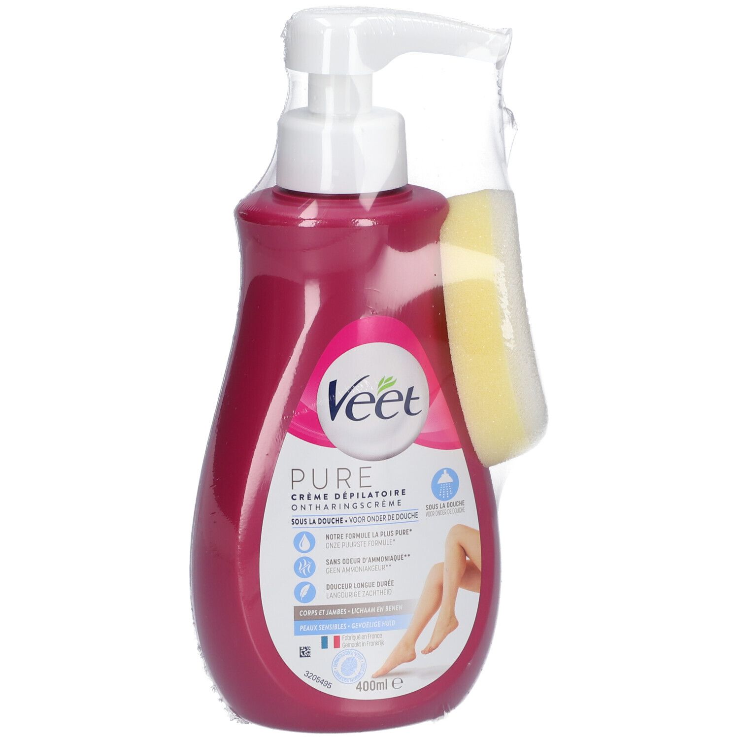 Veet Silk & Fresh™ Crème Dépilatoire Sous la Douche Peaux Sensible