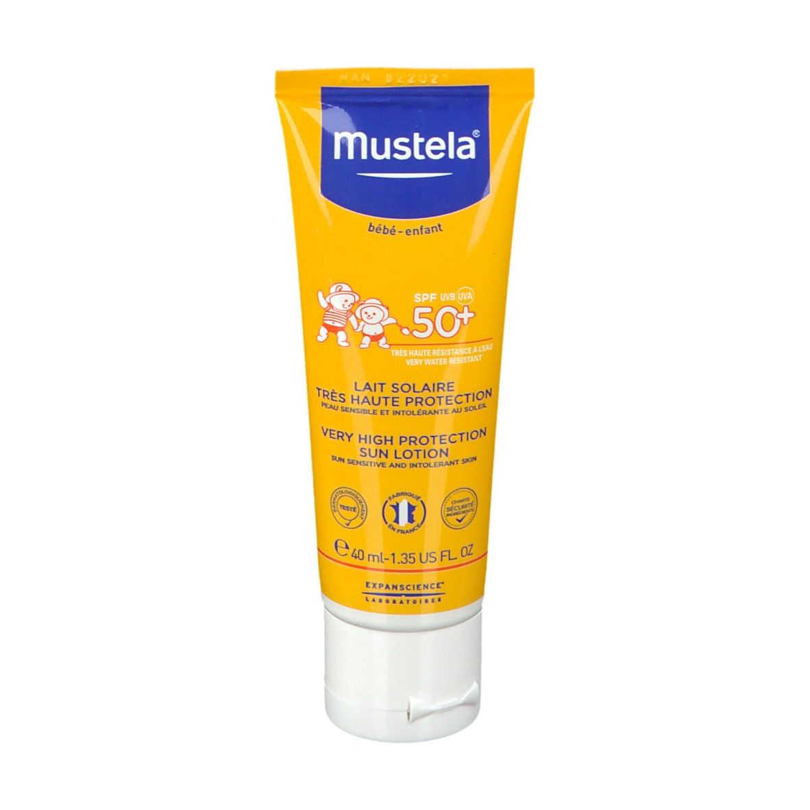 mustela® Lait Solaire très haute protection SPF 50+