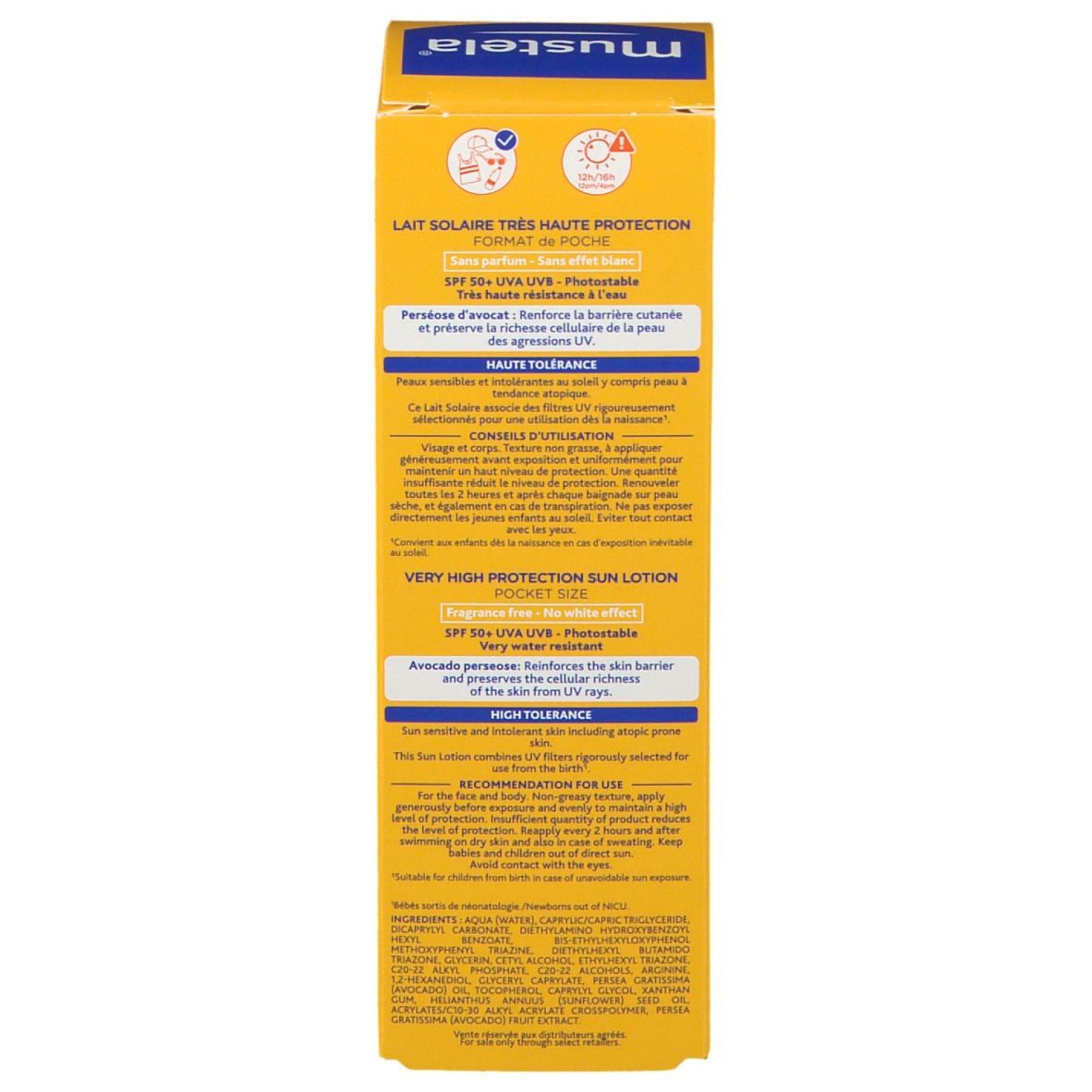 mustela® Lait Solaire très haute protection SPF 50+