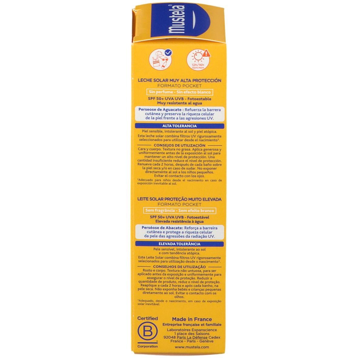 mustela® Lait Solaire très haute protection SPF 50+