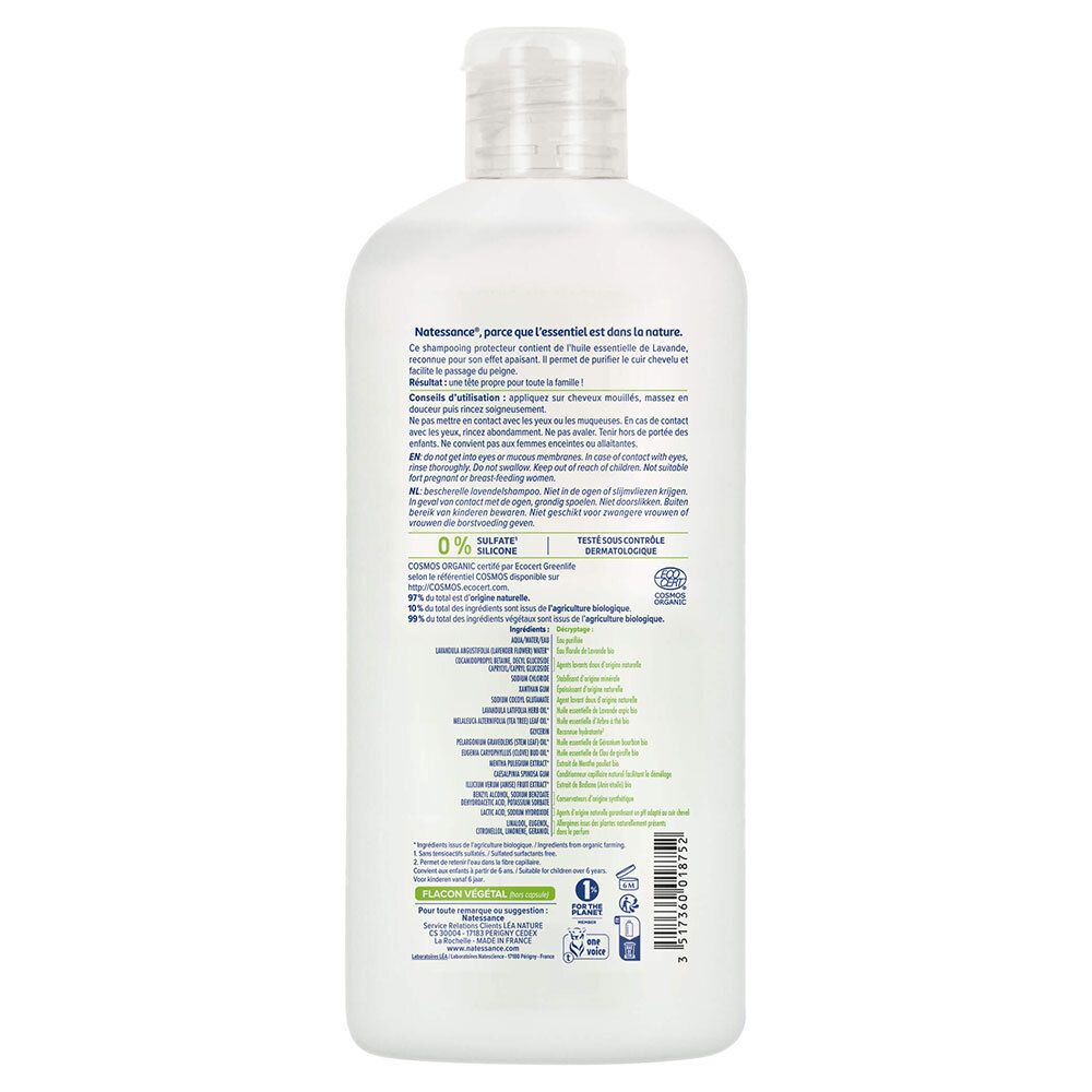 Natessance Shampooing Papoo Lavande Bio Enfant Dès 3 Ans Sans Sulfates