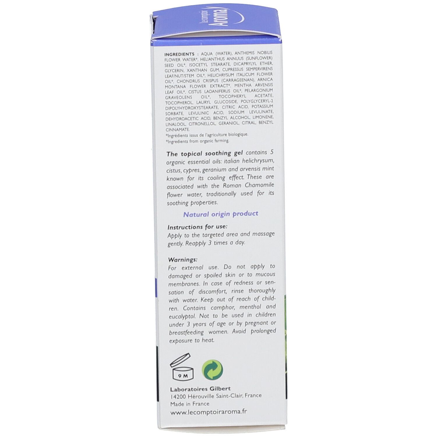 Le Comptoir Aroma Gel Topique Apaisant