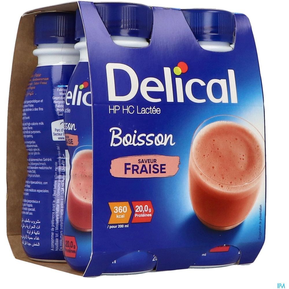 Delical Boisson Lactée HP HC, Denrée alimentaire destinée à des fins médicales spéciales,