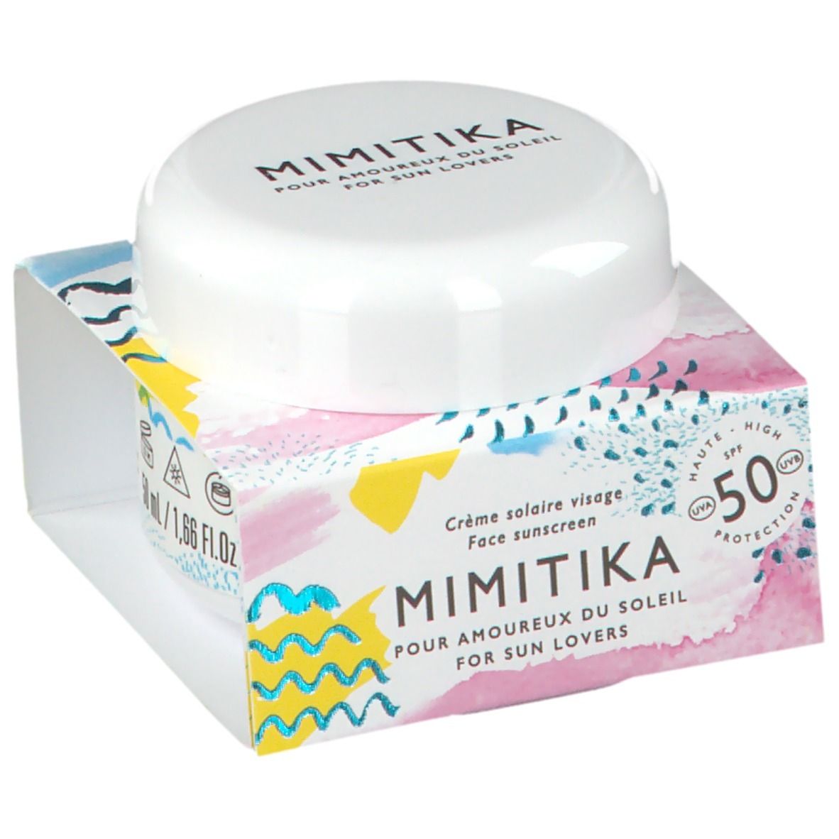 MIMITIKA Crème solaire visage SPF50