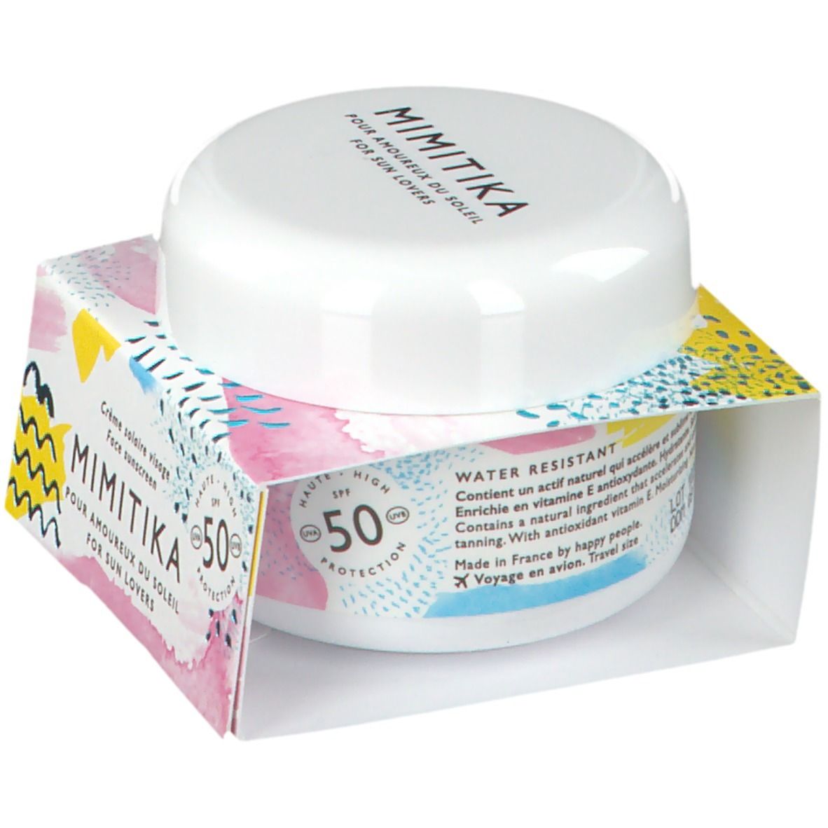 MIMITIKA Crème solaire visage SPF50