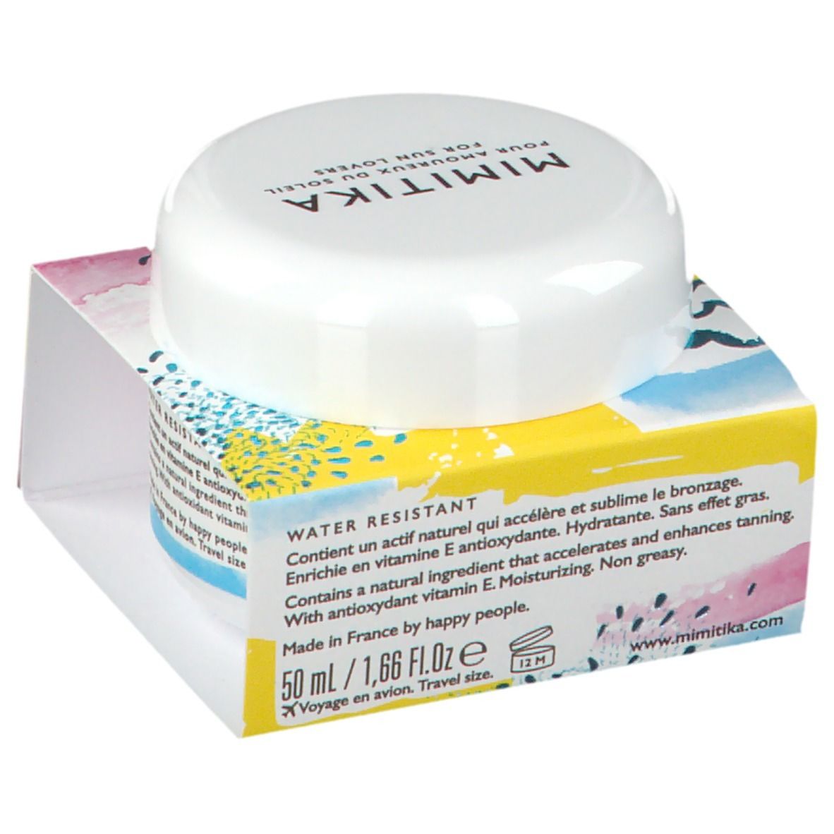 MIMITIKA Crème solaire visage SPF50