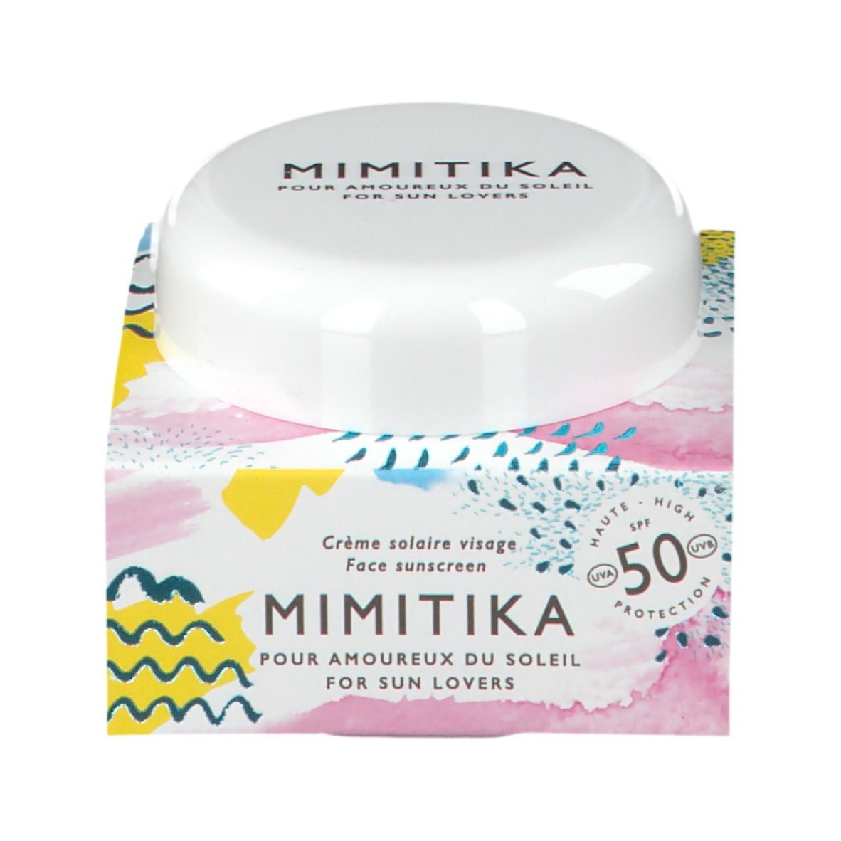 MIMITIKA Crème solaire visage SPF50