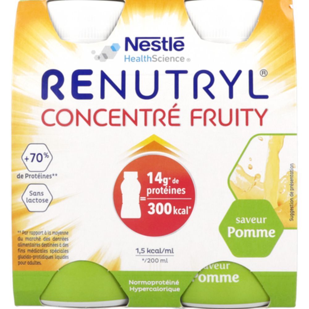 Clinutren Renutryl Concentré Fruity, Denrée alimentaire destinée à des fins médicales spéc