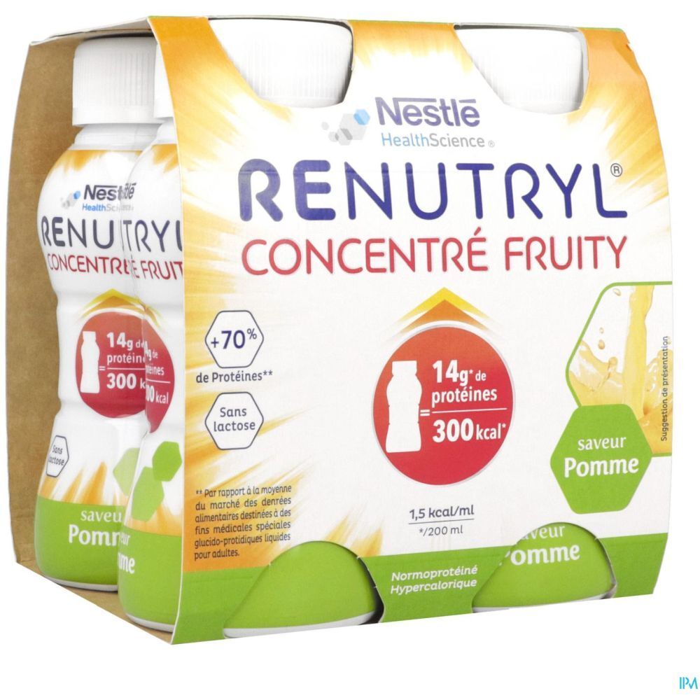 Clinutren Renutryl Concentré Fruity, Denrée alimentaire destinée à des fins médicales spéc