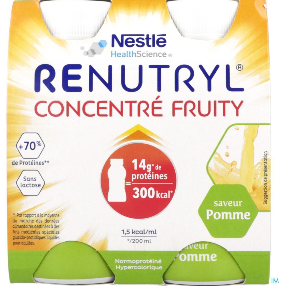 Clinutren Renutryl Concentré Fruity, Denrée alimentaire destinée à des fins médicales spéc