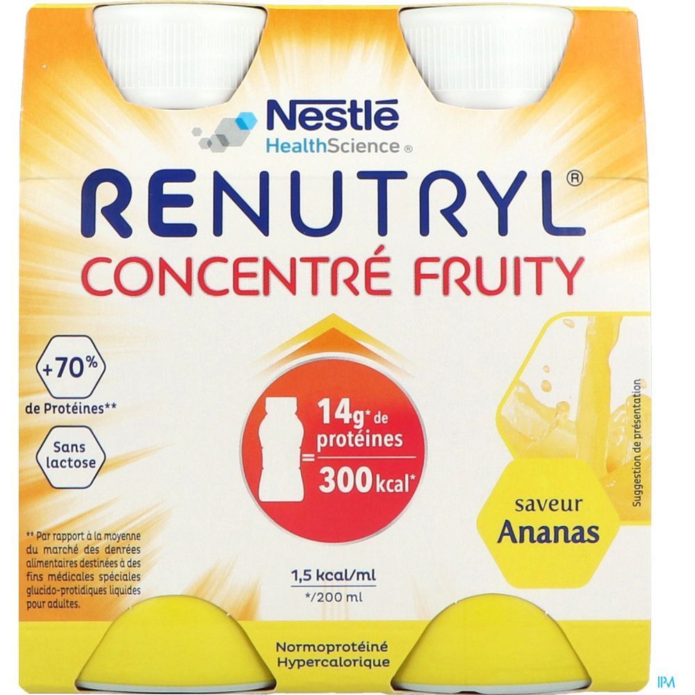 Clinutren Renutryl Concentré Fruity, Denrée alimentaire destinée à des fins médicales spéc