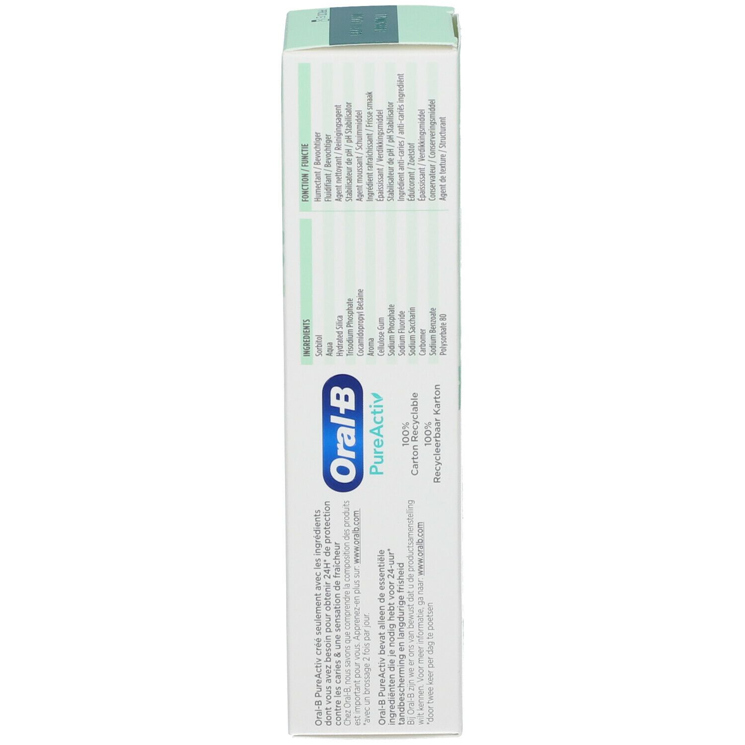 Oral-B PureActiv Soin Essentiel Dentifrice