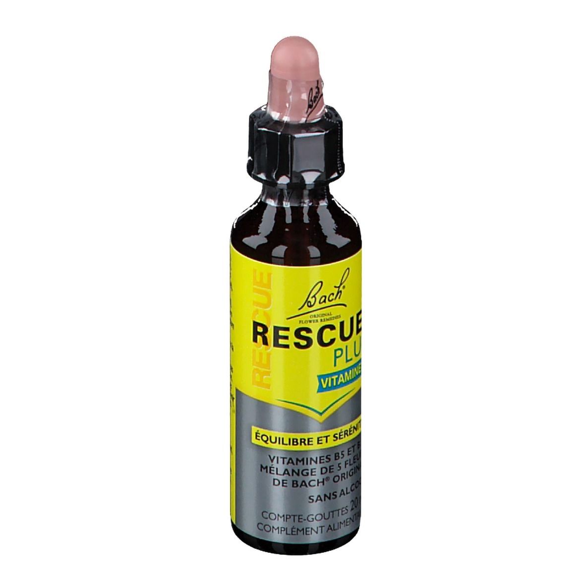 Fleurs de Bach RESCUE® Plus Vitamines Compte-gouttes