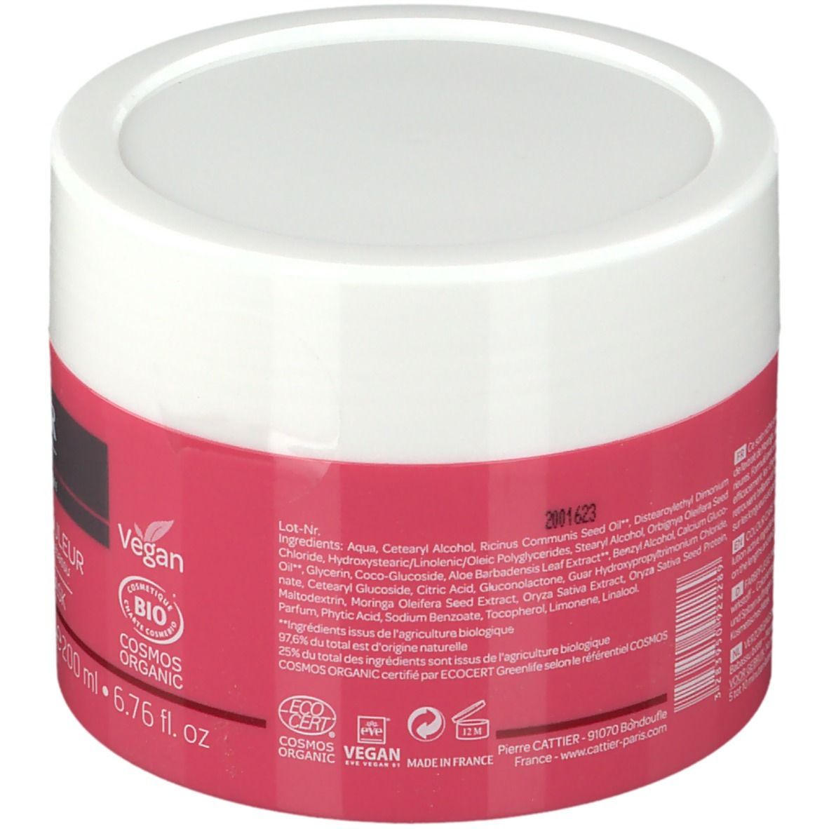 CATTIER Masque Soin Couleur Cheveux Colorés