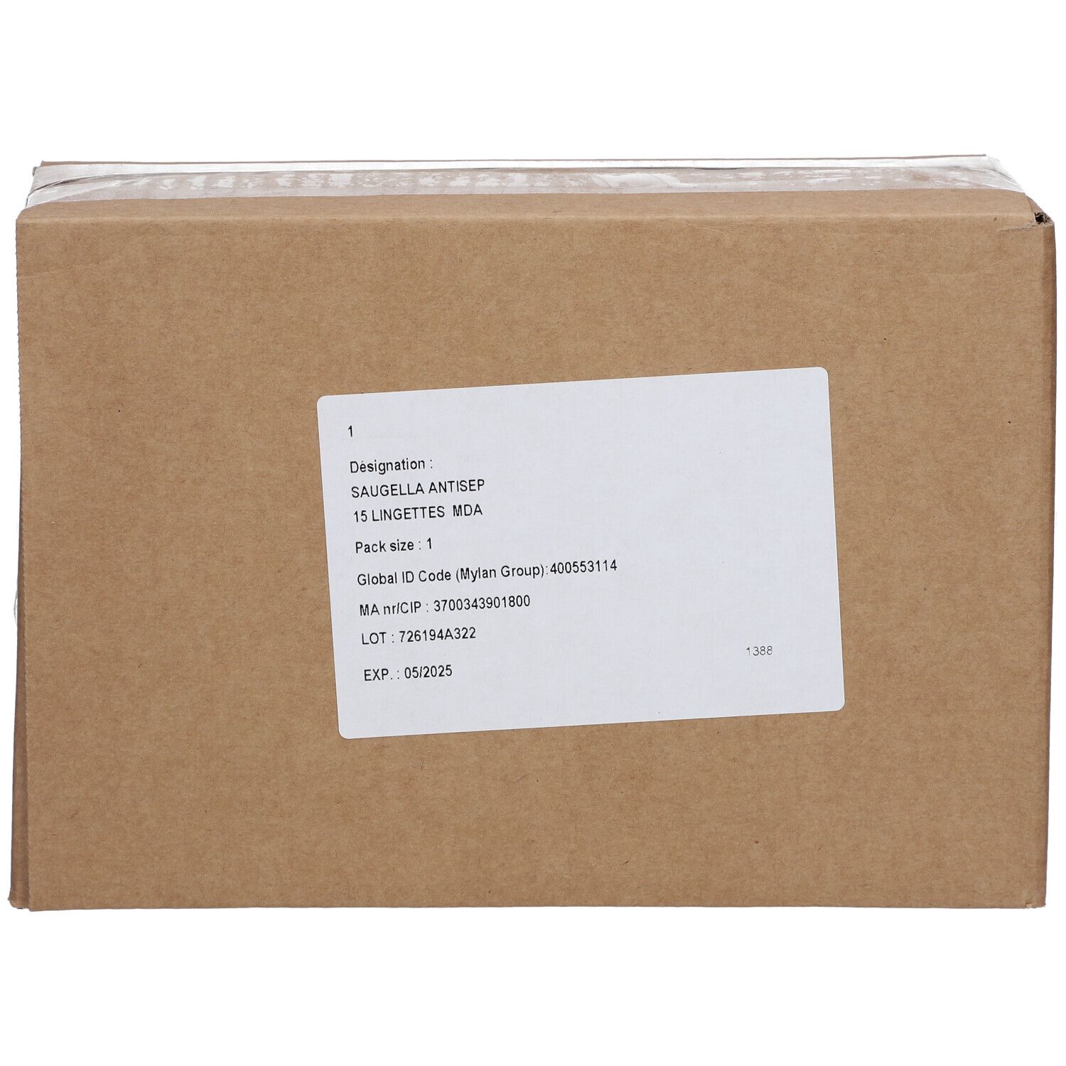SAUGELLA Antiseptique Naturel Ligne Verte Lingettes Intimes nettoyantes