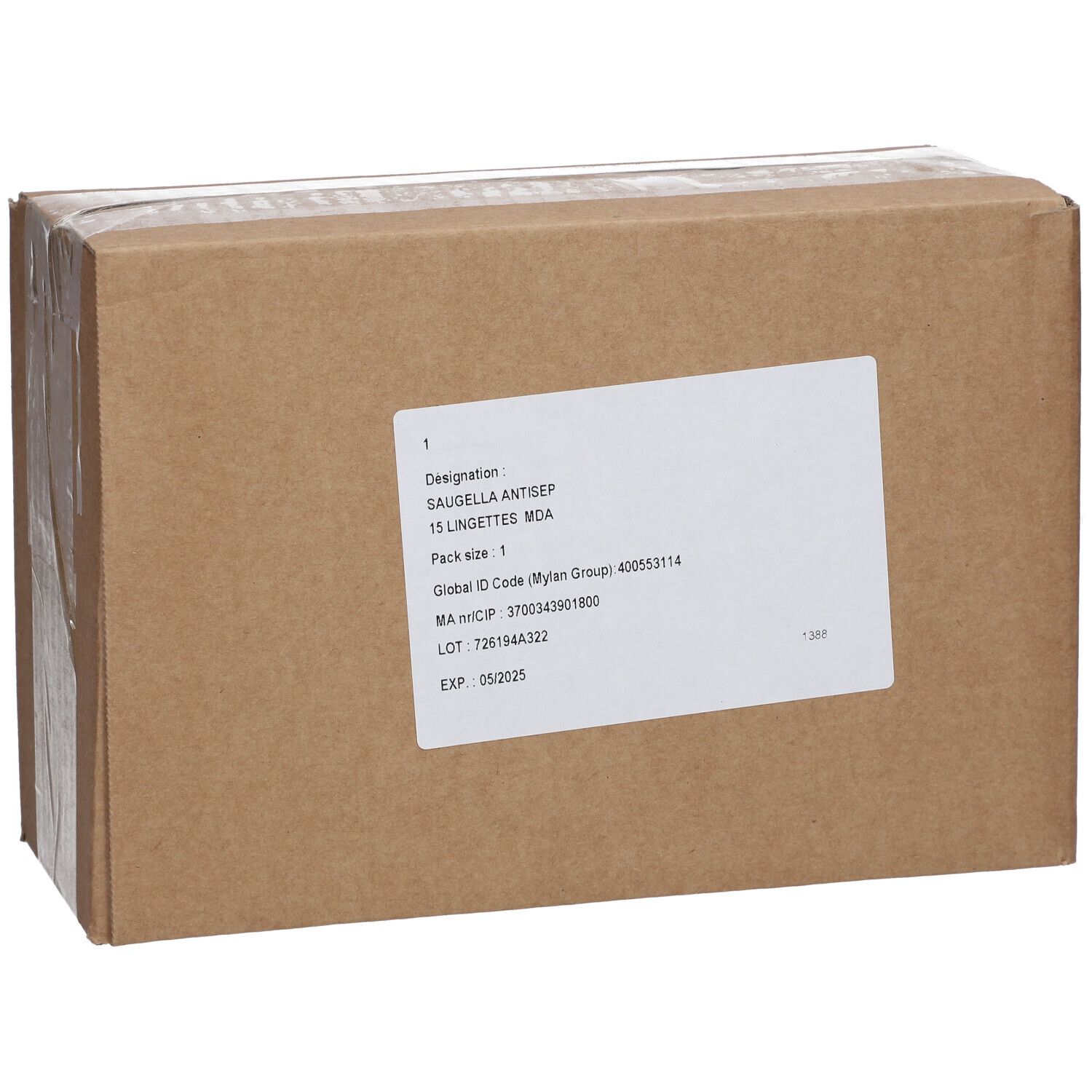 SAUGELLA Antiseptique Naturel Ligne Verte Lingettes Intimes nettoyantes