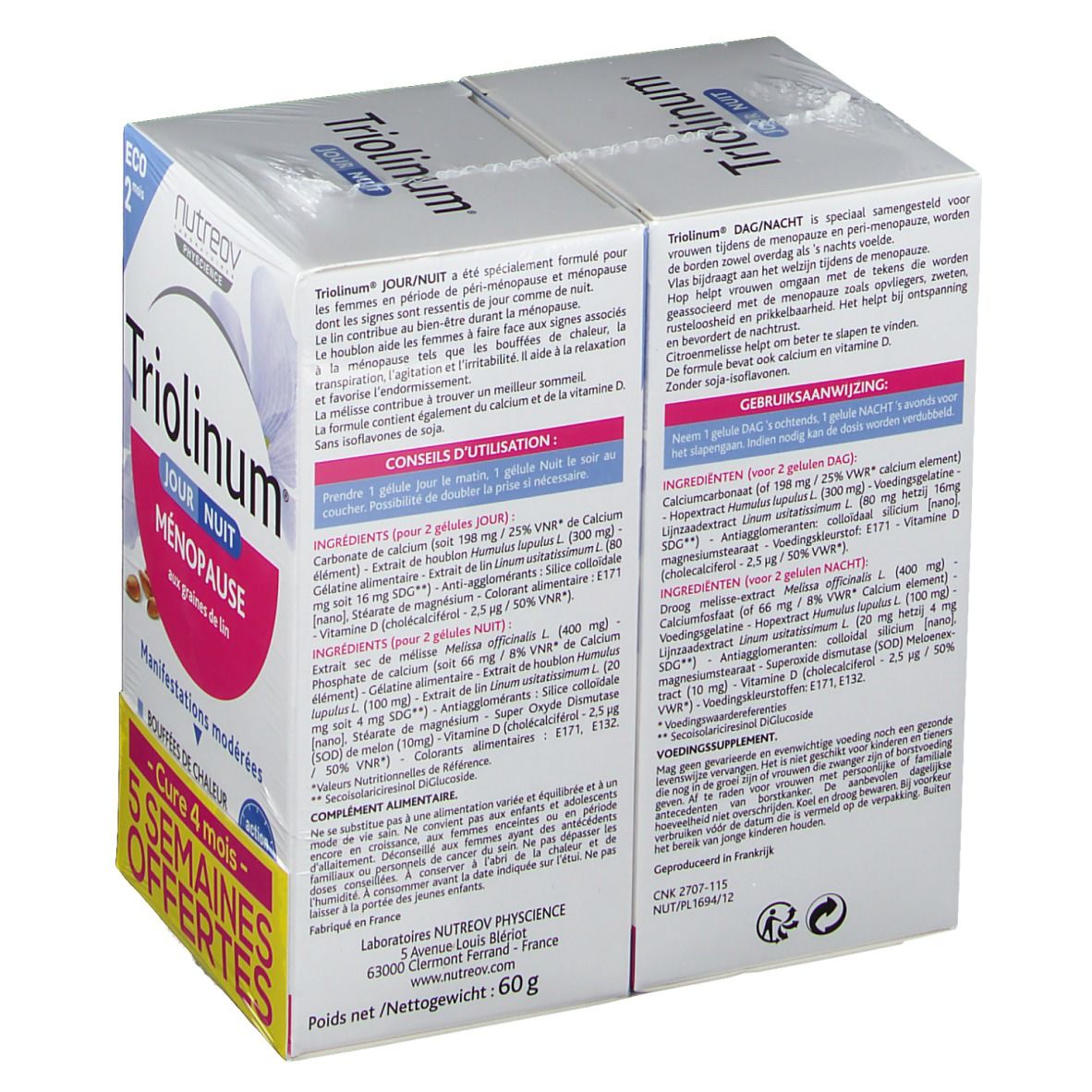 Nutreov Physciene Triolinum® Jour / Nuit