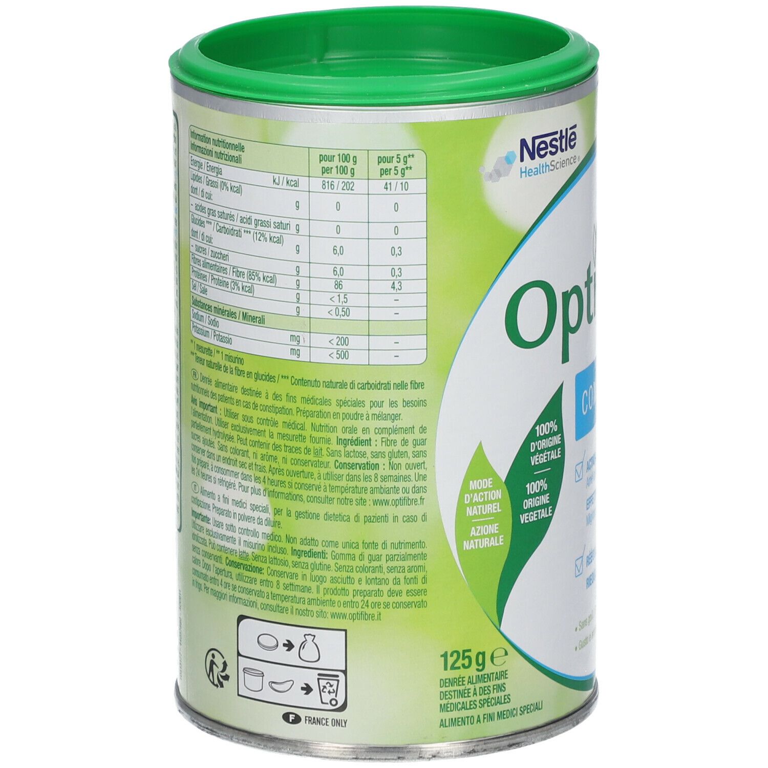 OptiFibre® Constipation 125 g - Redcare Pharmacie