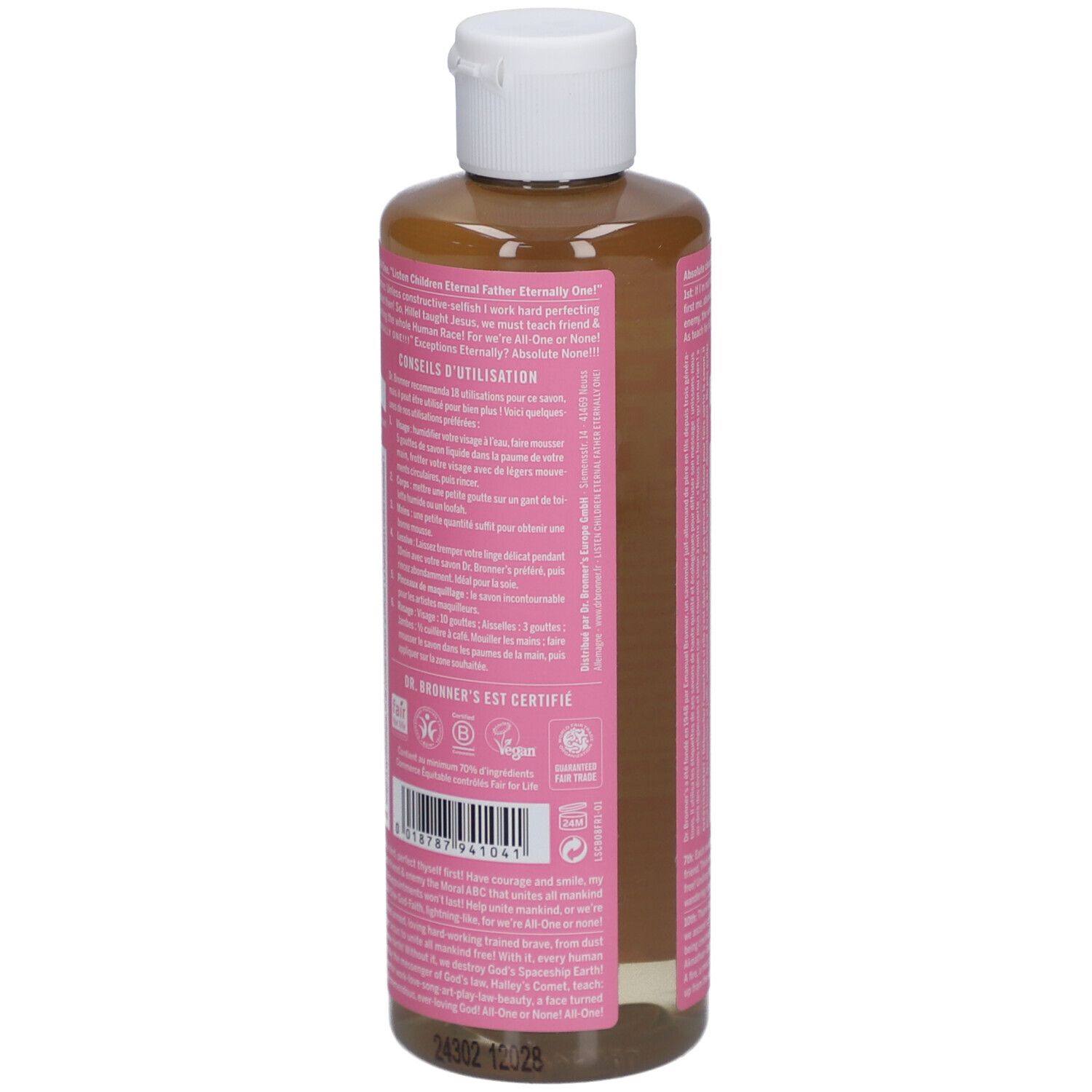 DR BRONNER'S savon liquide fleur de cerise