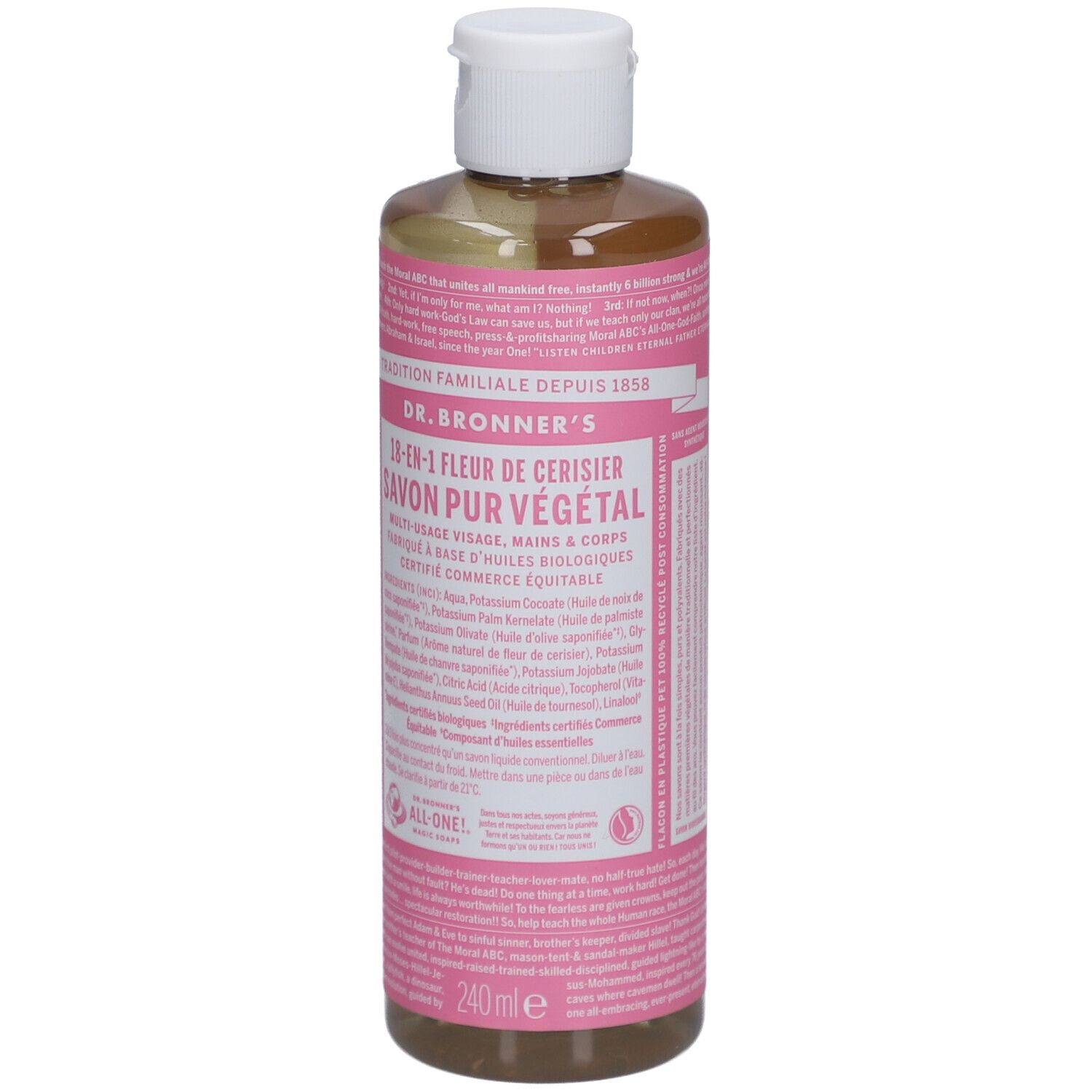 DR BRONNER'S savon liquide fleur de cerise