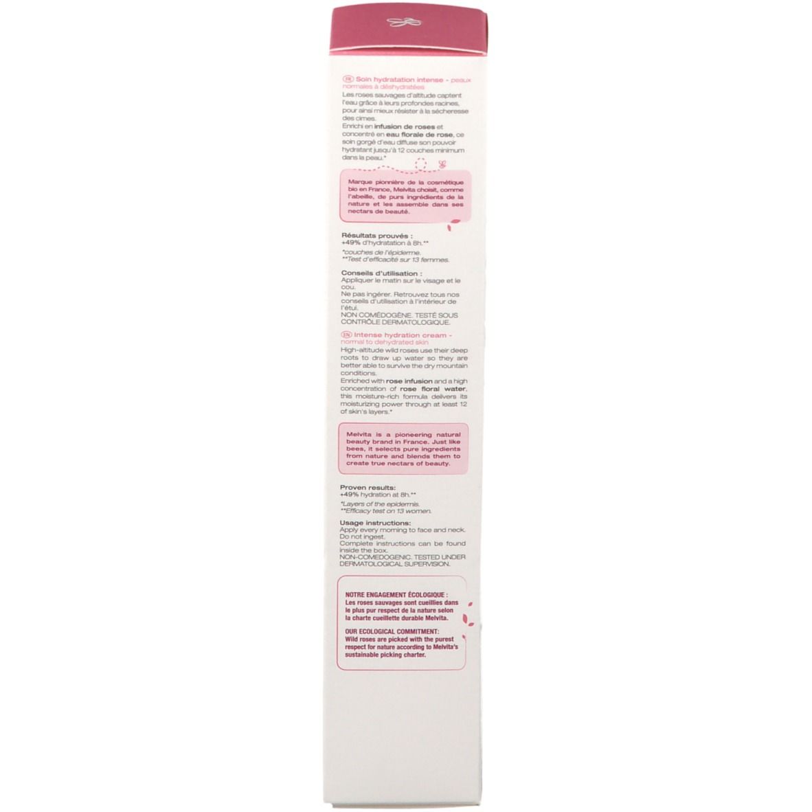 Melvita Nectar de Roses Soin de Jour hydratation intense