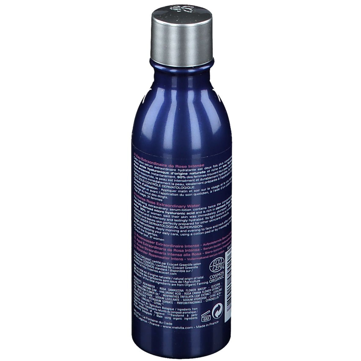 Melvita Eau extraordinaire de rose intense certifiée bio