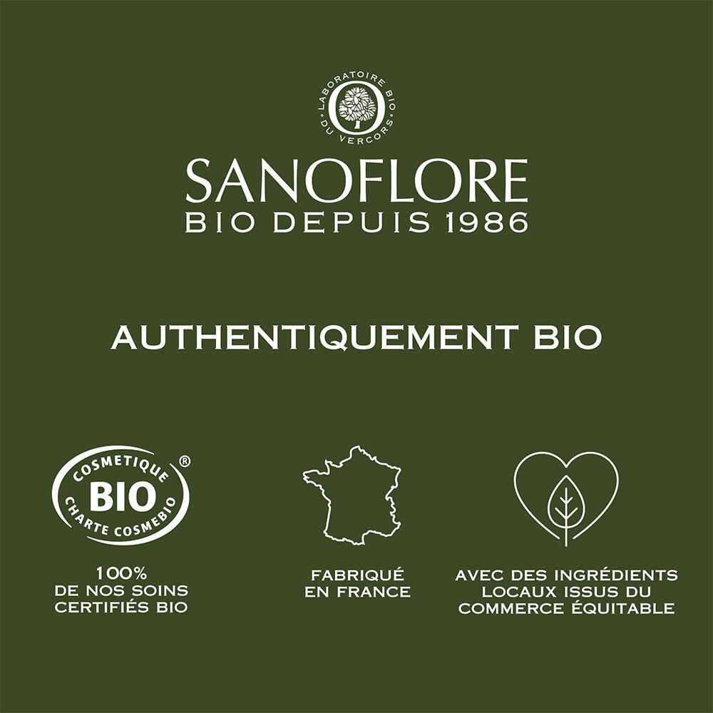 SANOFLORE Huile-barrière Cica natura certifiée Bio pour lèvres gercées et abîmées