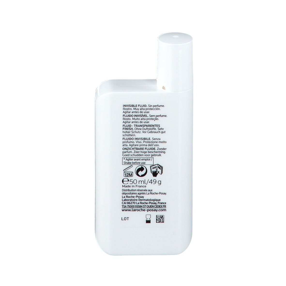 LA ROCHE POSAY Anthelios Crème Solaire Pocket Fluide Sans Parfum SPF50+