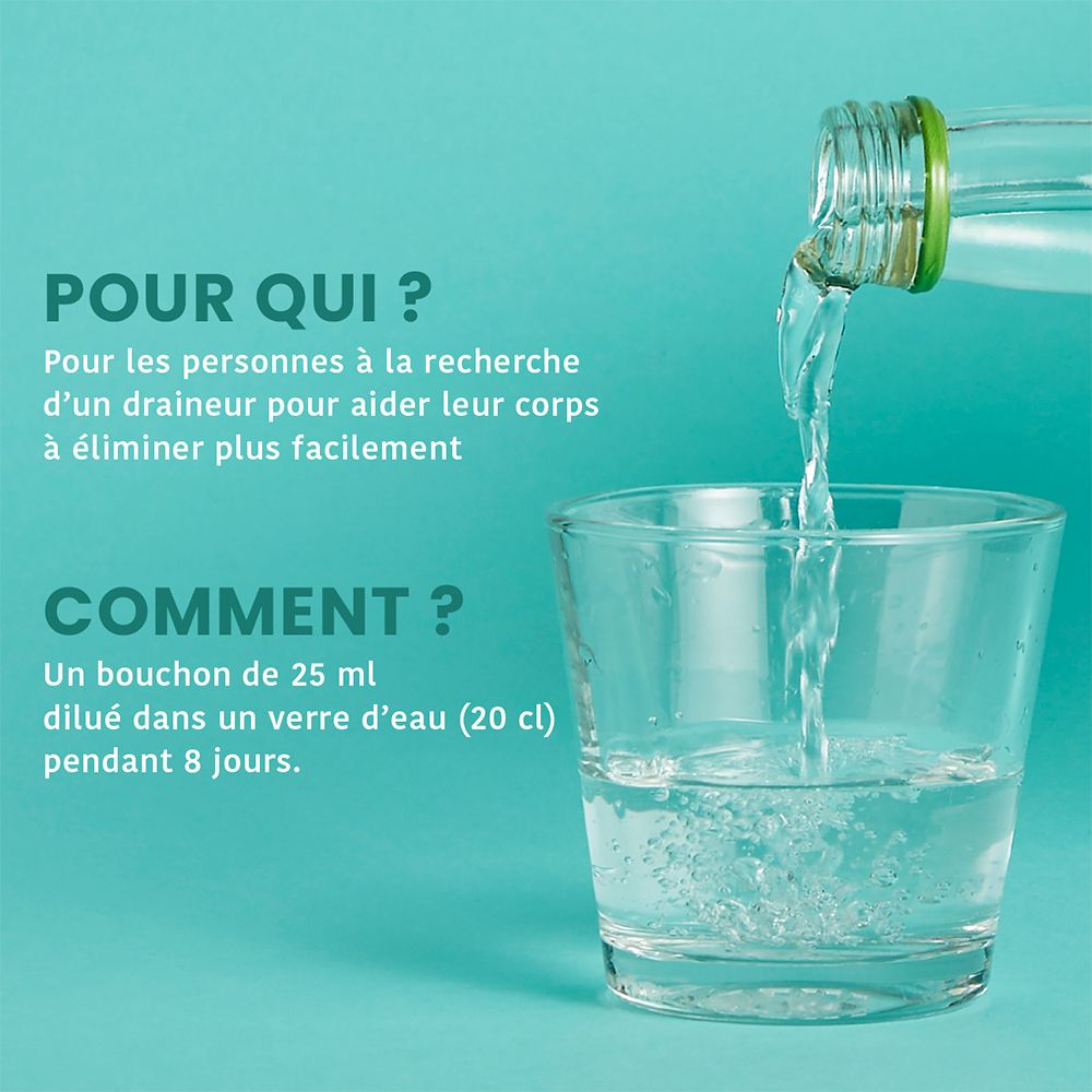 De l'eau versée dans un verre. Texte : "Pour qui ?" et "Comment ?".