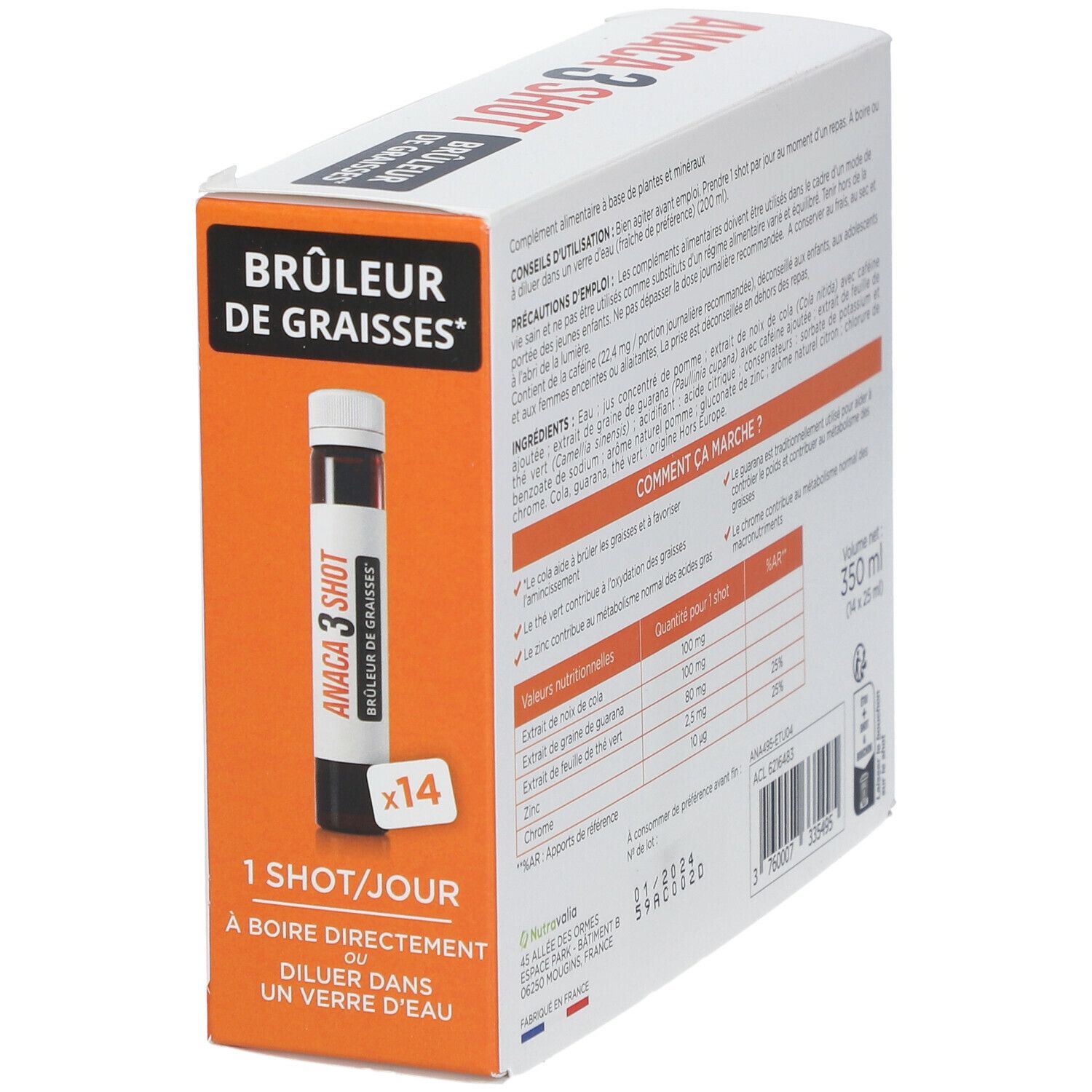 ANACA3 Shot Brûleur de Graisses