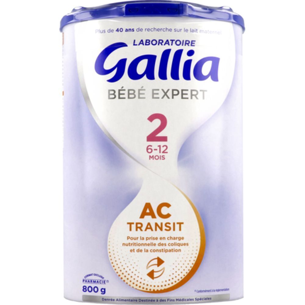 Gallia Bébé Expert AC Transit 2, Denrée alimentaire destinée à des fins médicales spéciale