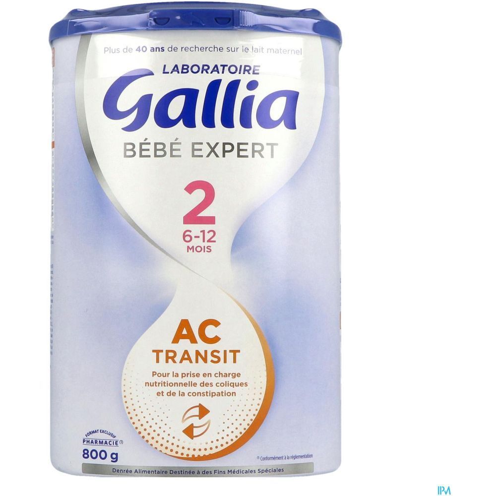 Gallia Bébé Expert AC Transit 2, Denrée alimentaire destinée à des fins médicales spéciale