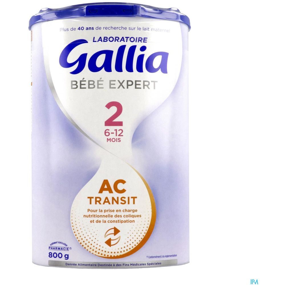 Gallia Bébé Expert AC Transit 2, Denrée alimentaire destinée à des fins médicales spéciale