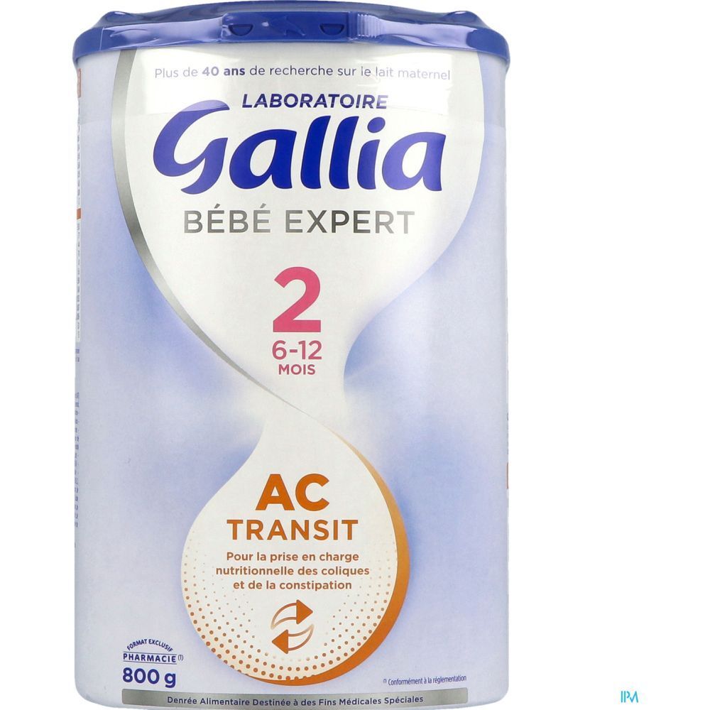 Gallia Bébé Expert AC Transit 2, Denrée alimentaire destinée à des fins médicales spéciale