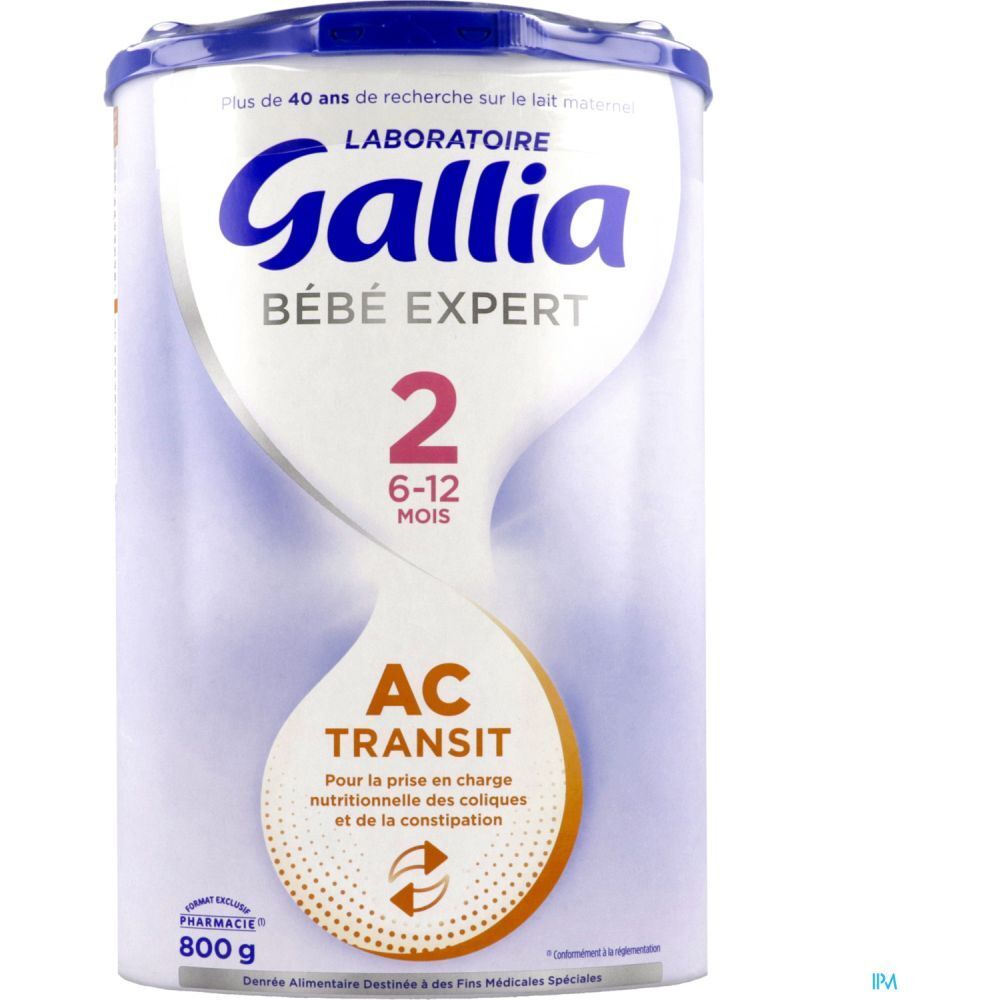Gallia Bébé Expert AC Transit 2, Denrée alimentaire destinée à des fins médicales spéciale