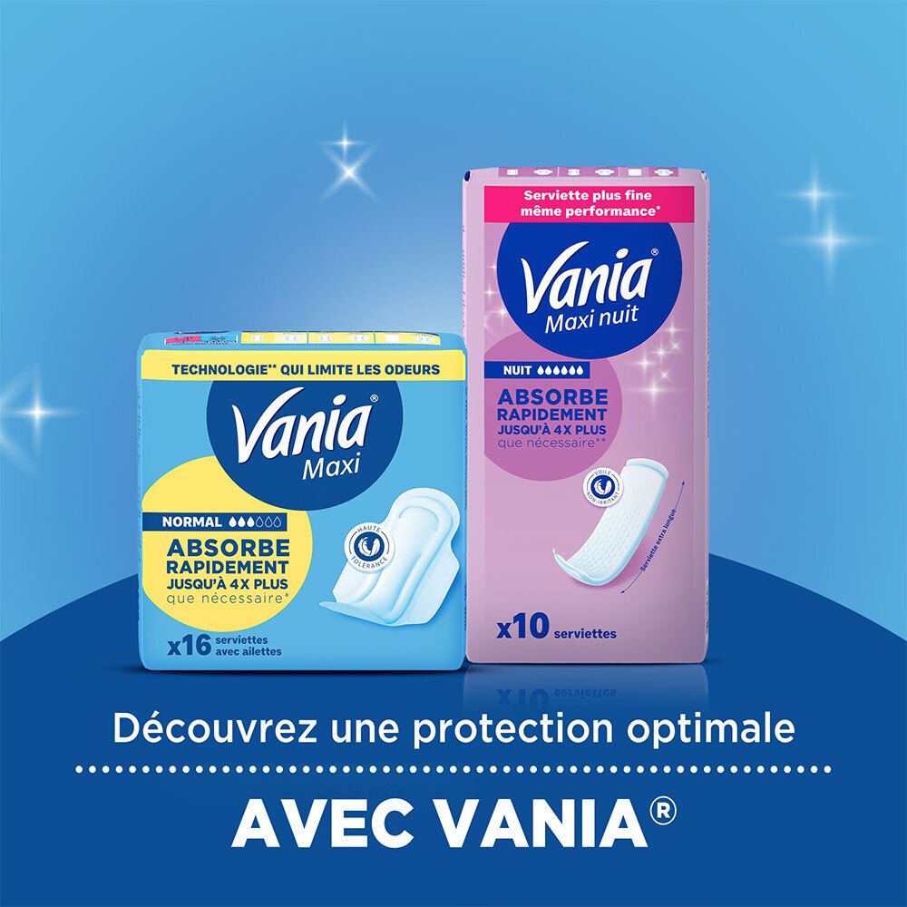 Vania Maxi Confort Serviettes Normal +