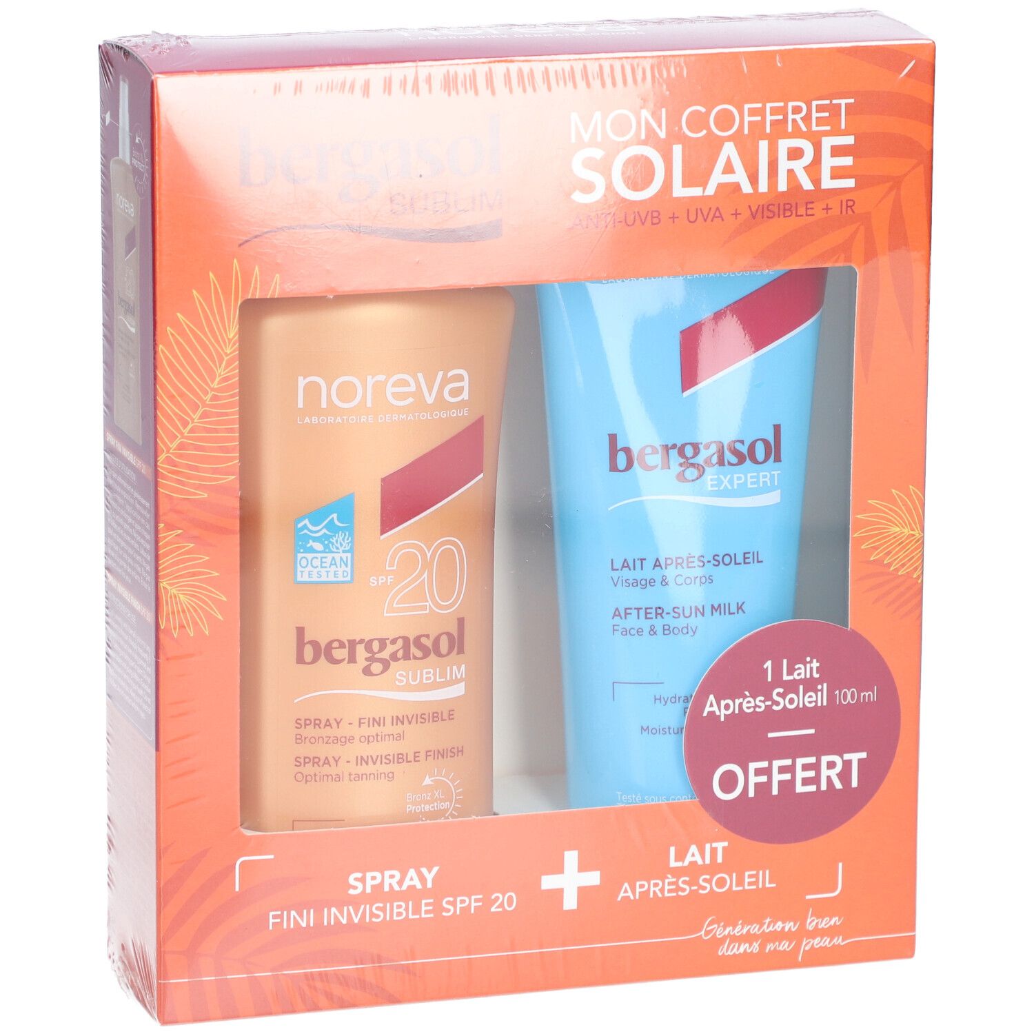 Noreva - Bergasol Sublim Spray Invisible SPF20 + Lait Après-Soleil Expert