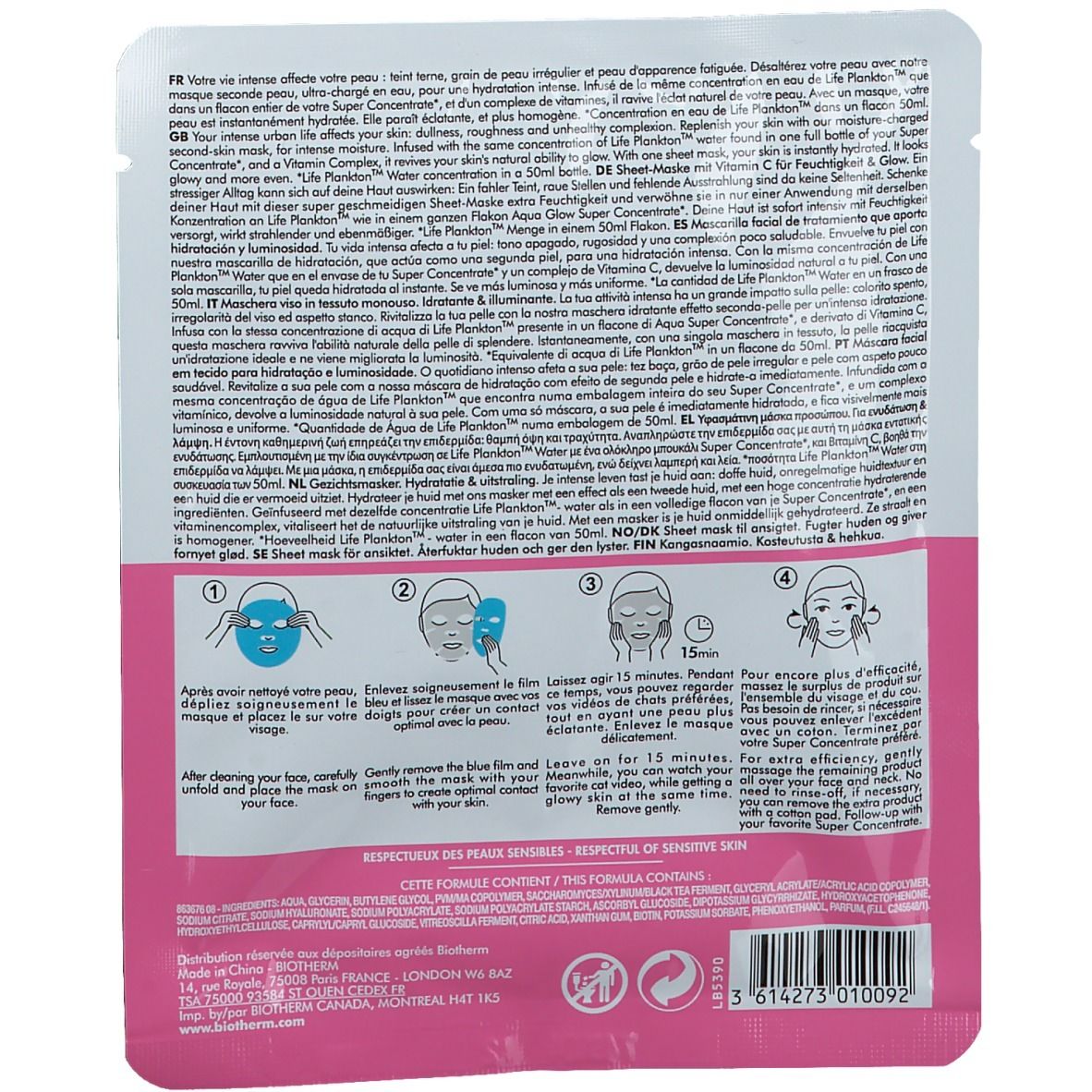 BIOTHERM Aqua Glow Flash Mask
